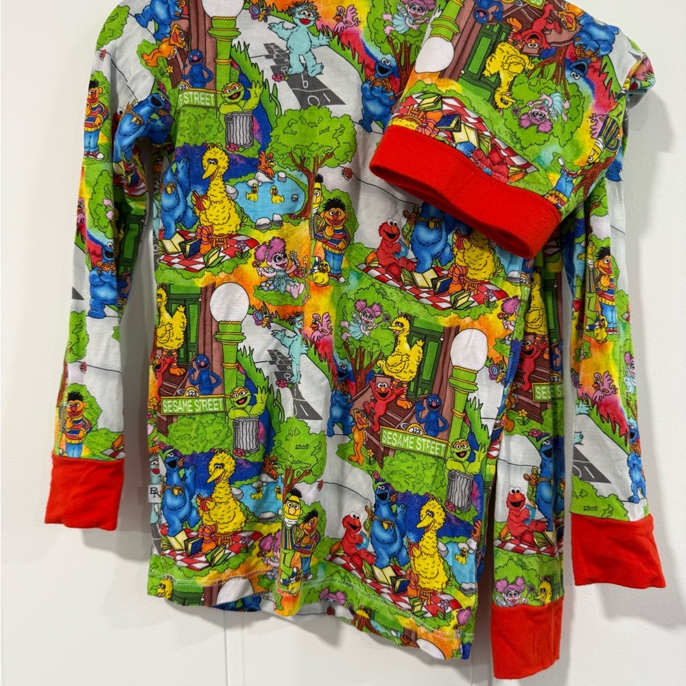 Bamboo Sesame Street Long Sleeve PJs - Picture 4 of 4